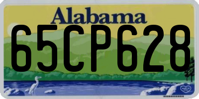 AL license plate 65CP628