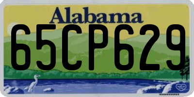 AL license plate 65CP629