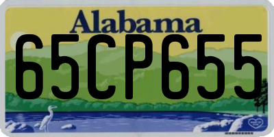 AL license plate 65CP655