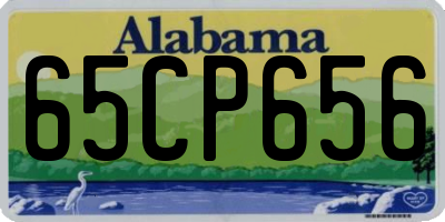 AL license plate 65CP656