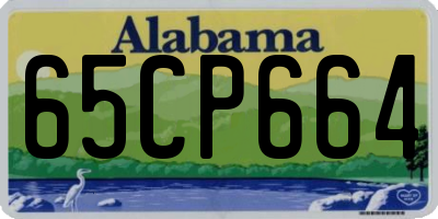 AL license plate 65CP664