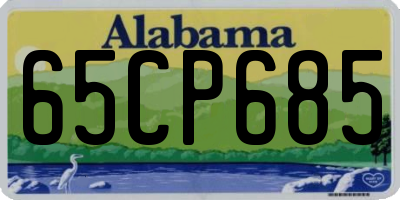 AL license plate 65CP685