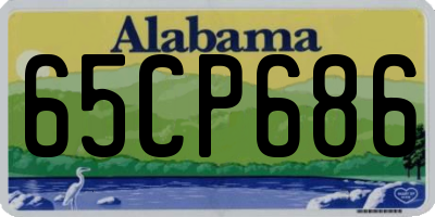 AL license plate 65CP686