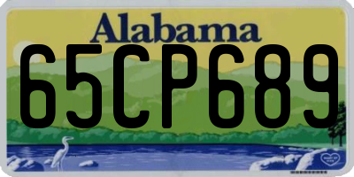 AL license plate 65CP689