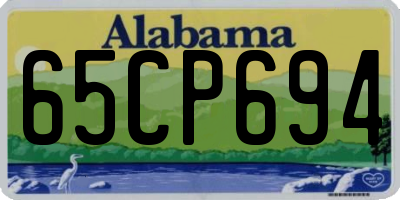 AL license plate 65CP694