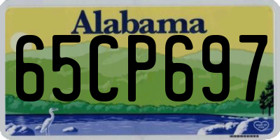 AL license plate 65CP697