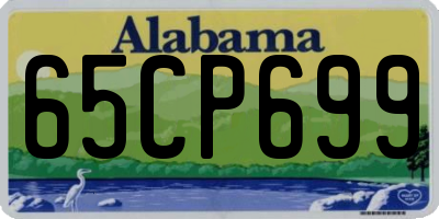 AL license plate 65CP699