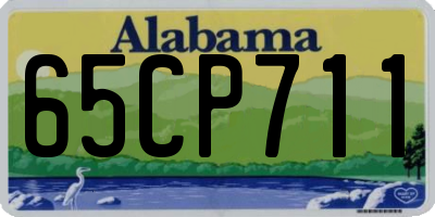 AL license plate 65CP711