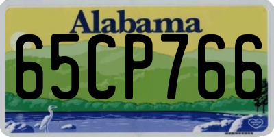 AL license plate 65CP766