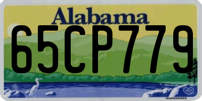 AL license plate 65CP779