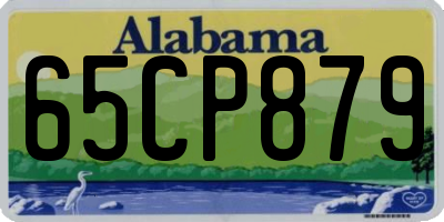 AL license plate 65CP879