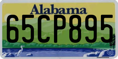 AL license plate 65CP895