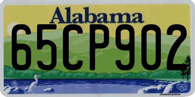 AL license plate 65CP902