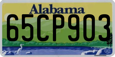 AL license plate 65CP903