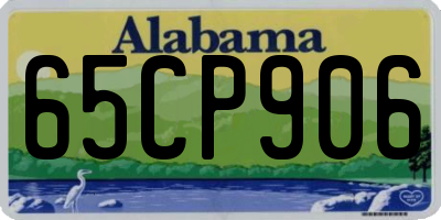 AL license plate 65CP906