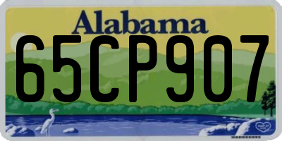 AL license plate 65CP907