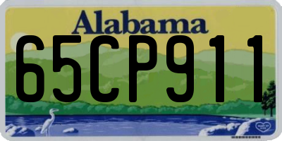 AL license plate 65CP911