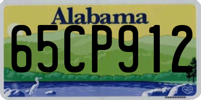 AL license plate 65CP912