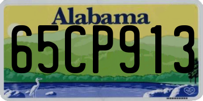 AL license plate 65CP913