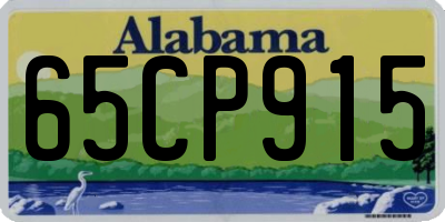 AL license plate 65CP915