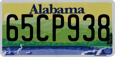 AL license plate 65CP938