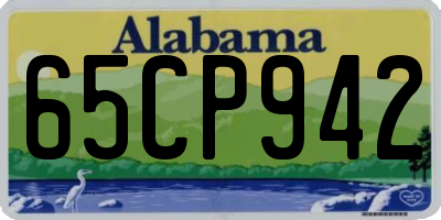AL license plate 65CP942