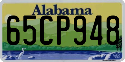 AL license plate 65CP948