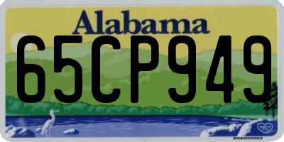AL license plate 65CP949