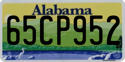 AL license plate 65CP952