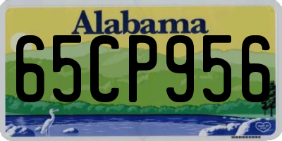 AL license plate 65CP956