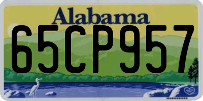 AL license plate 65CP957
