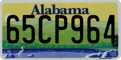 AL license plate 65CP964