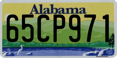 AL license plate 65CP971