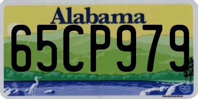 AL license plate 65CP979