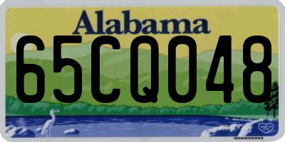 AL license plate 65CQ048