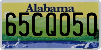 AL license plate 65CQ050