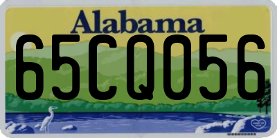 AL license plate 65CQ056