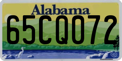 AL license plate 65CQ072