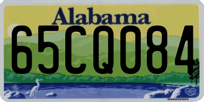 AL license plate 65CQ084