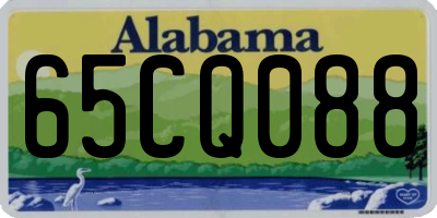 AL license plate 65CQ088