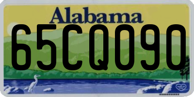 AL license plate 65CQ090
