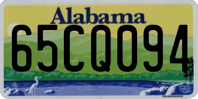 AL license plate 65CQ094