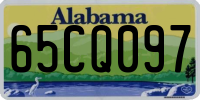 AL license plate 65CQ097