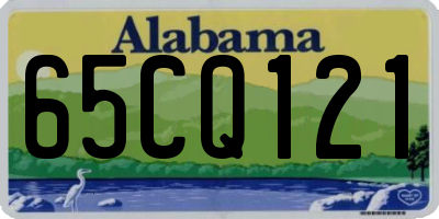 AL license plate 65CQ121