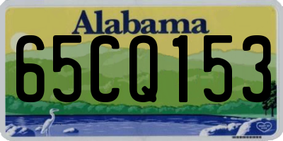 AL license plate 65CQ153
