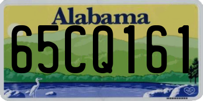 AL license plate 65CQ161