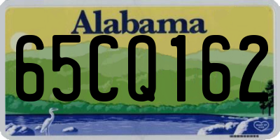 AL license plate 65CQ162