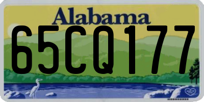 AL license plate 65CQ177