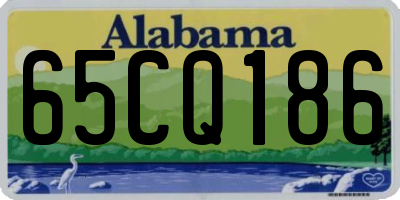 AL license plate 65CQ186