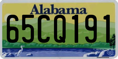 AL license plate 65CQ191